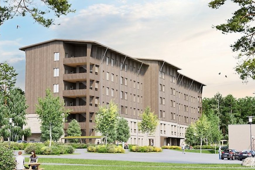 GK levererar ventilationsentreprenad till uppmärksammat boende för äldre i Östersund. Foto: Östersunds kommun. 