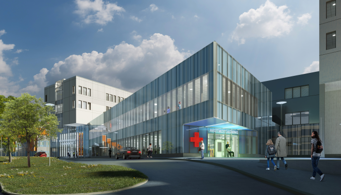 Illustration Mälarsjukhuset.