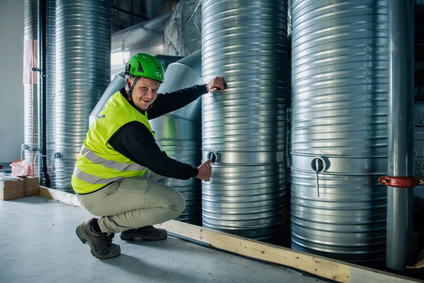 Produksjonsleder i GK Christoffer Gaare. Foto: Nicolas Tourrenc.