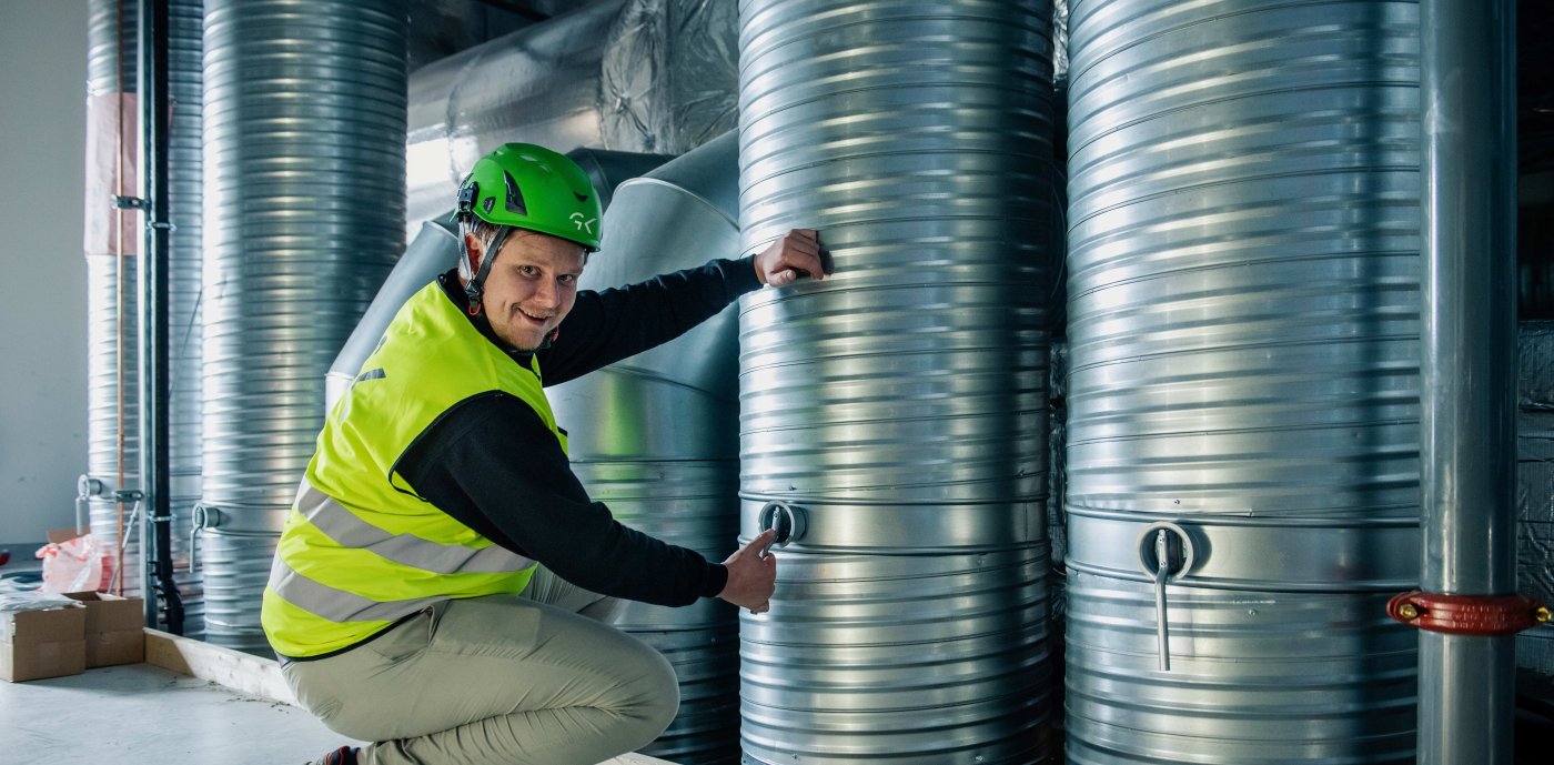 Produksjonsleder i GK Christoffer Gaare. Foto: Nicolas Tourrenc.