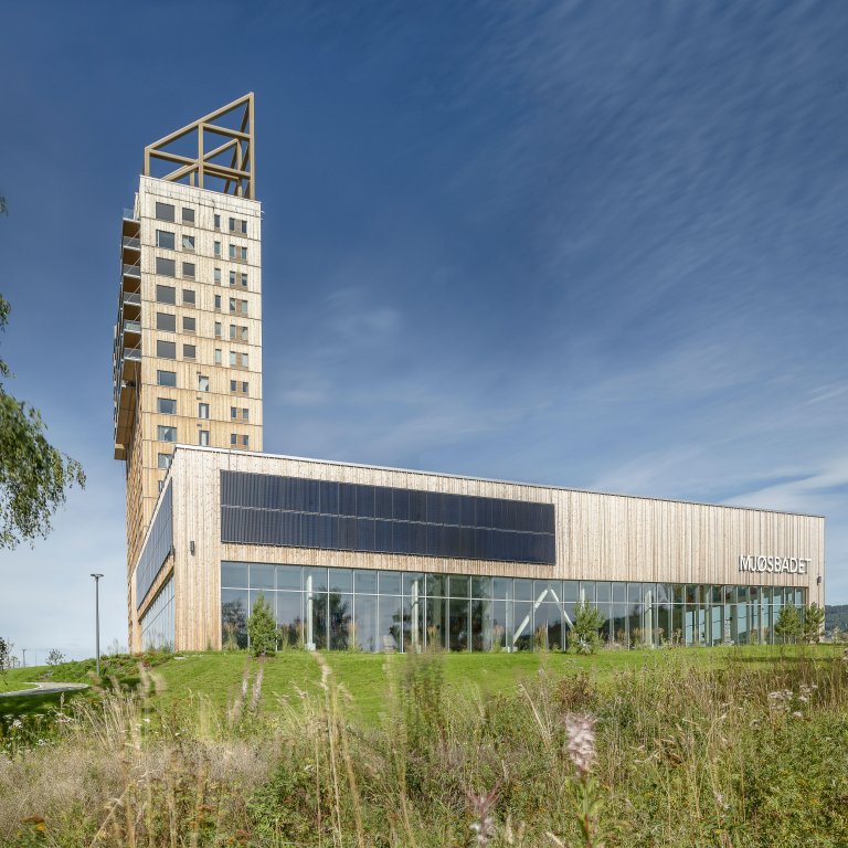 Mjøstårnet i Brumunddal