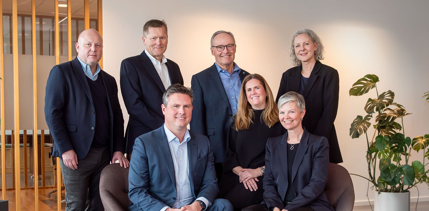 Fellesbilde av alle i koncernstyrelsen i GK Gruppen Fellesbilde av alle i koncernstyrelsen i GK Gruppen