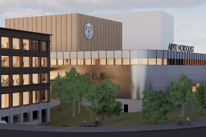 Tre byggnader i trä