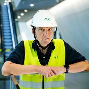 Øystein Skjærholt er prosjektsjef i GK og har blant annet vært prosjektleder for arbeidet på Munchmuseet i Bjørvika